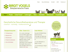 Tablet Screenshot of birgit-vogels.de